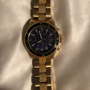 Men’s Michael Kors Gold and Diamond Watch